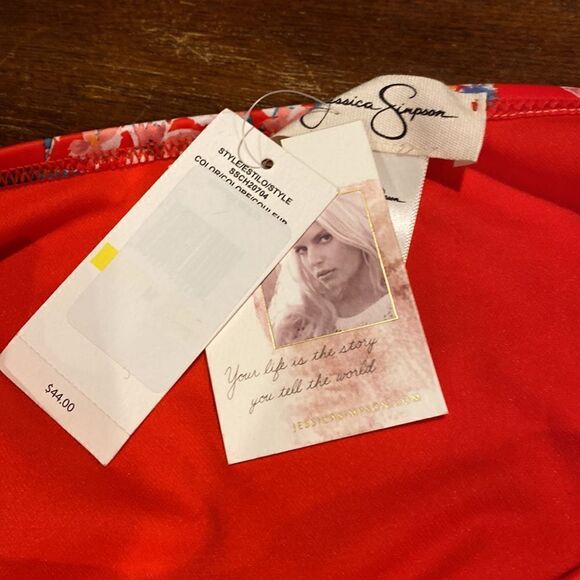 Jessica Simpson Women's Floral Print Swimsuit - Picture 8 of 8